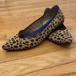 Rothy’s Leopard Print Pointed Flat